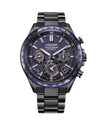 Citizen Satellite Wave CC4059-64L reloj hombre Super Titanium negro esfera azul