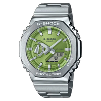 Casio G-Shock GM-2110D-3AER reloj hombre resina acero plateado