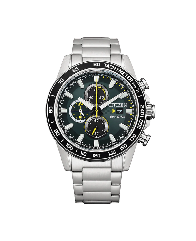 Citizen Eco-Drive CA0780-87X reloj hombre acero negro cronógrafo 44mm