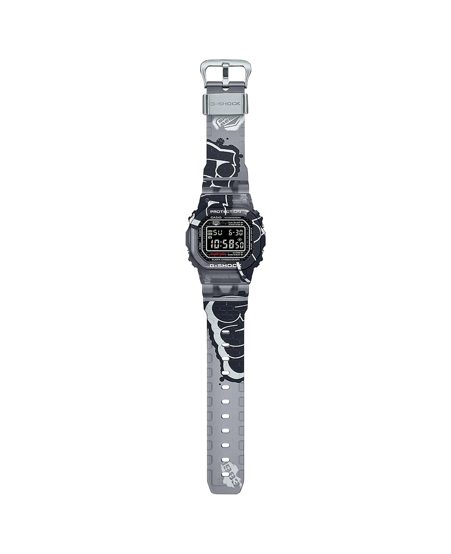Casio G-Shock DW-5000SS-1ER reloj hombre acero inoxidable negro resistente