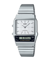 Casio Vintage AQ-800E-7AEF reloj unisex acero inoxidable diseño retro años 80