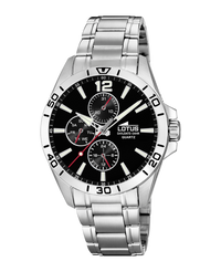 Lotus Classic 18812/3 reloj hombre acero azul negro multifunción 42mm