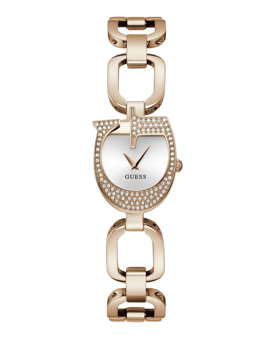 Guess Gia GW0683L3 reloj mujer acero reciclado oro rosa esfera plata