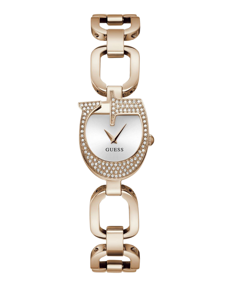Guess Gia GW0683L3 reloj mujer acero reciclado oro rosa esfera plata