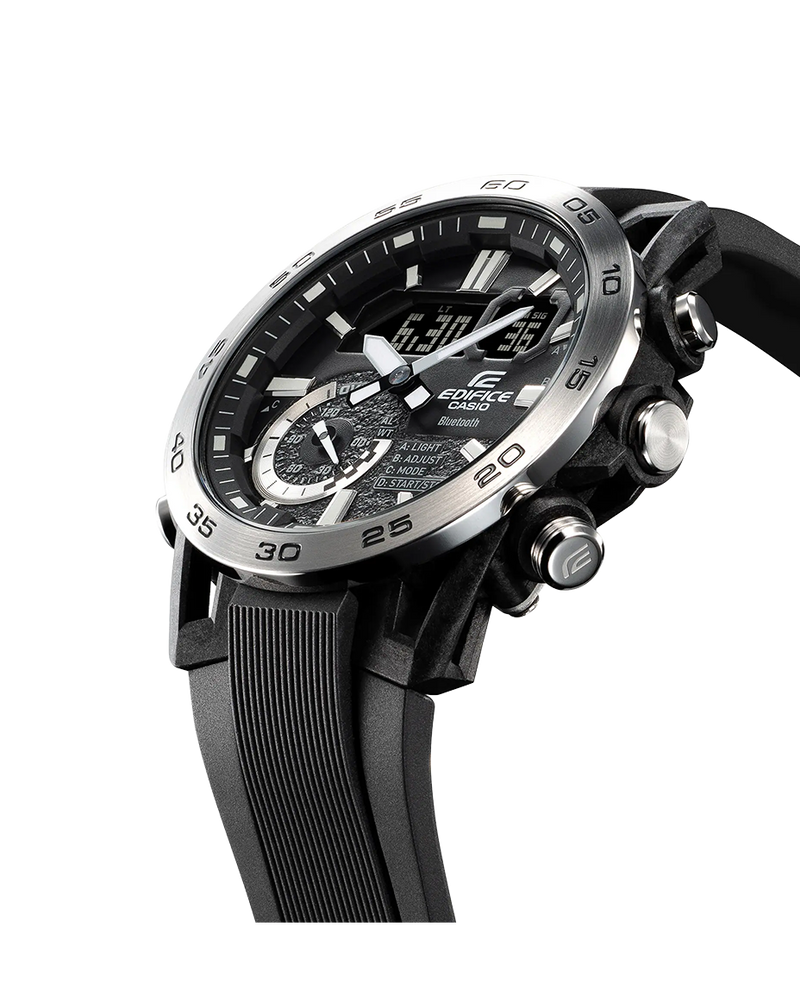 Casio Edifice ECB-40P-1AEF reloj hombre resina carbono negro cronógrafo deportivo