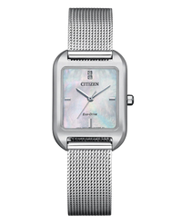Citizen Eco-Drive EM0491-81D reloj mujer acero esfera blanca