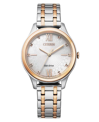 Citizen Eco-Drive EM0506-77A reloj mujer acero bicolor oro blanco
