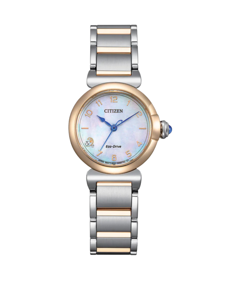 Citizen Eco-Drive EM1136-87D reloj mujer acero esfera madreperla