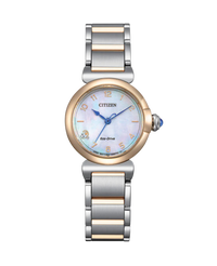 Citizen Eco-Drive EM1136-87D reloj mujer acero esfera madreperla