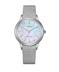 Citizen Eco-Drive EM1150-86D reloj mujer acero esfera madreperla