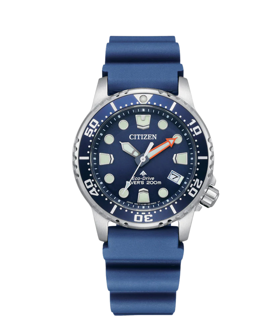 Citizen Promaster EO2021-05L reloj mujer acero esfera azul correa caucho