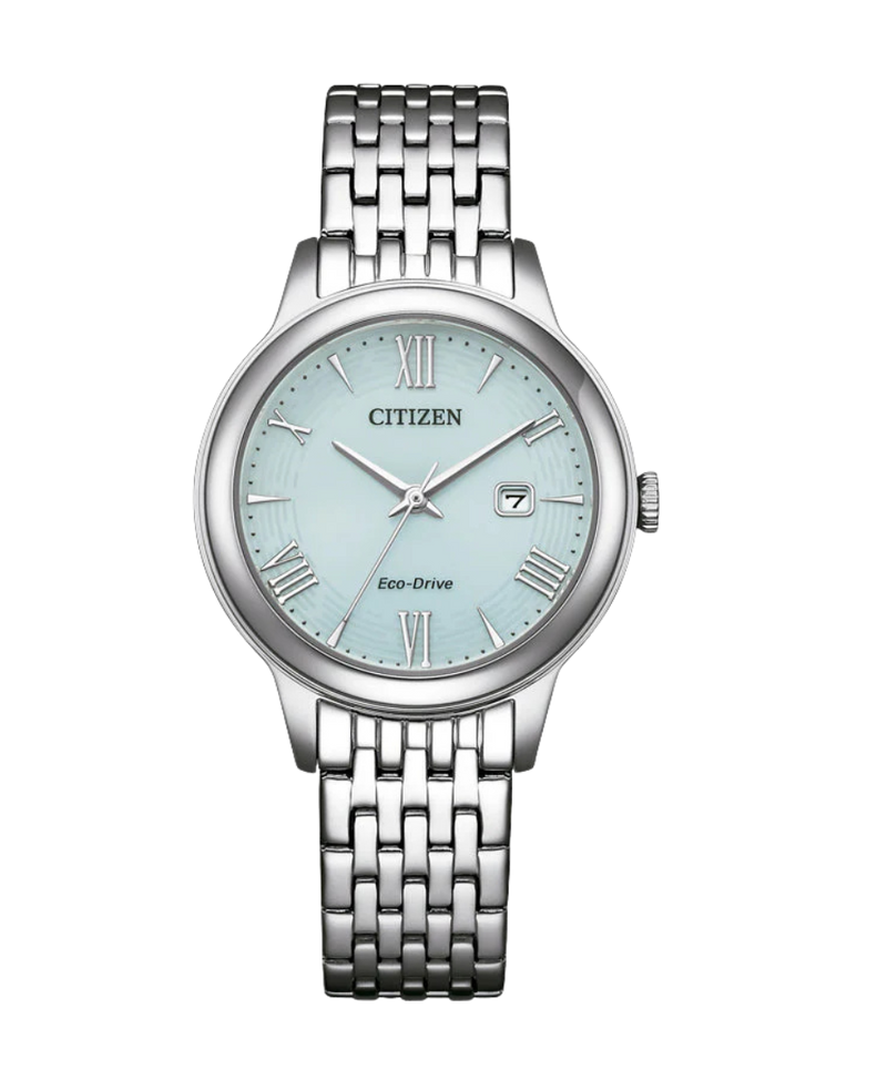 Citizen Eco-Drive EW2621-59M reloj mujer acero esfera verde