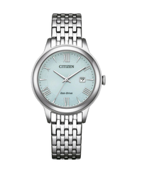 Citizen Eco-Drive EW2621-59M reloj mujer acero esfera verde