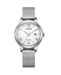 Citizen Eco-Drive EW2621-75A reloj mujer acero esfera blanca brazalete metal