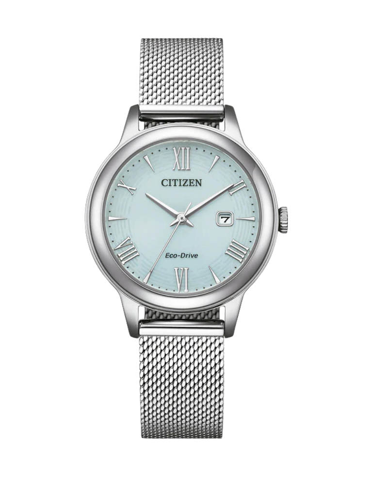 Citizen Eco-Drive EW2621-75M reloj mujer acero esfera verde