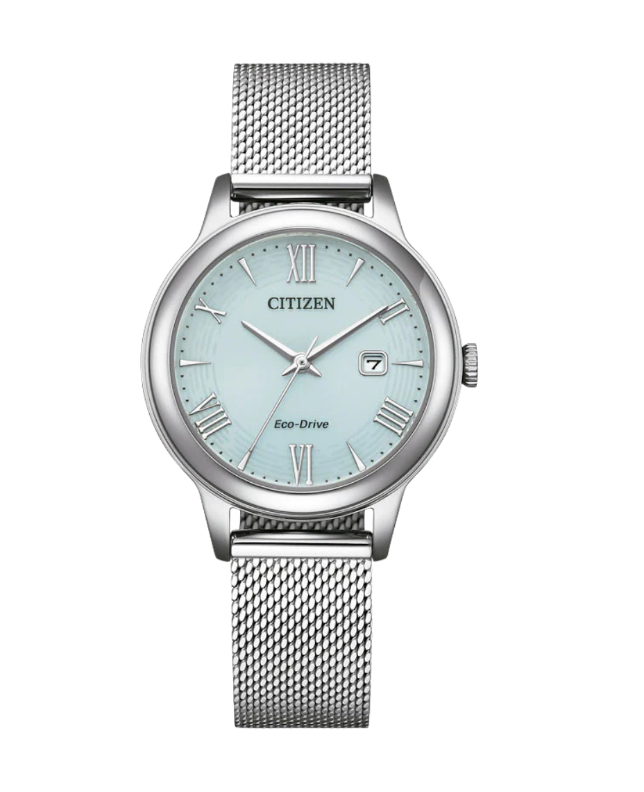 Citizen Eco-Drive EW2621-75M reloj mujer acero esfera verde