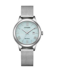 Citizen Eco-Drive EW2621-75M reloj mujer acero esfera verde