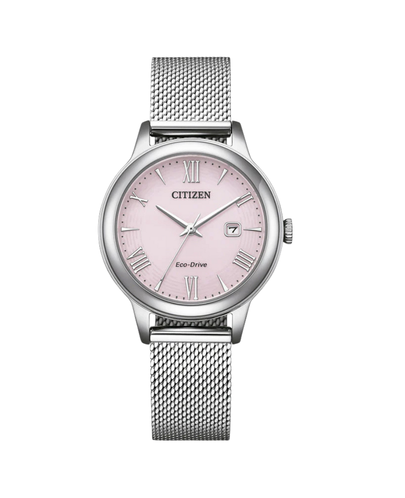 Citizen Eco-Drive EW2621-75X reloj mujer acero esfera rosa