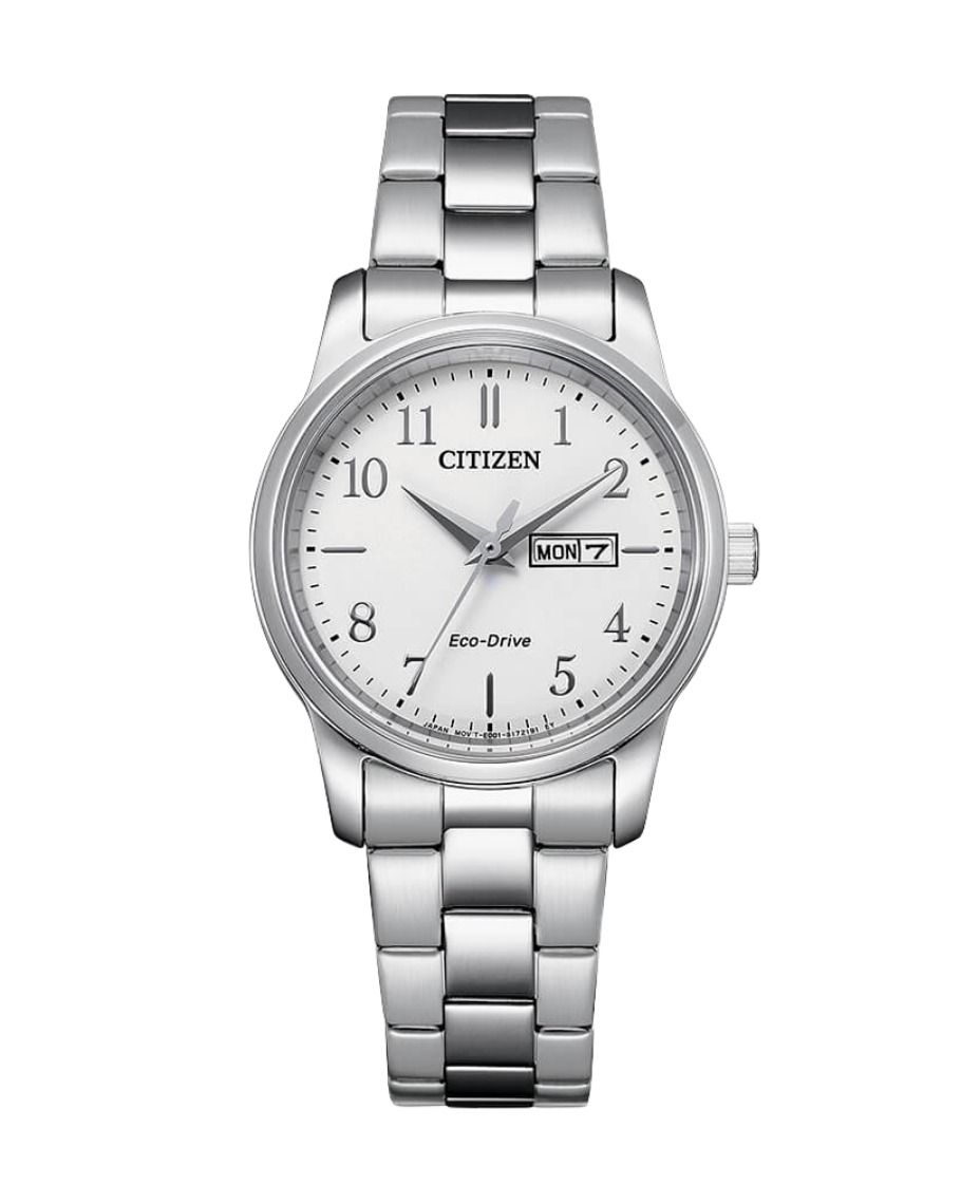 Citizen Eco-Drive EW3260-84A reloj mujer acero esfera blanca
