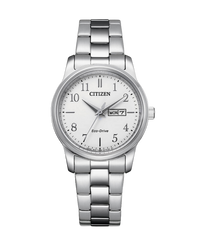 Citizen Eco-Drive EW3260-84A reloj mujer acero esfera blanca
