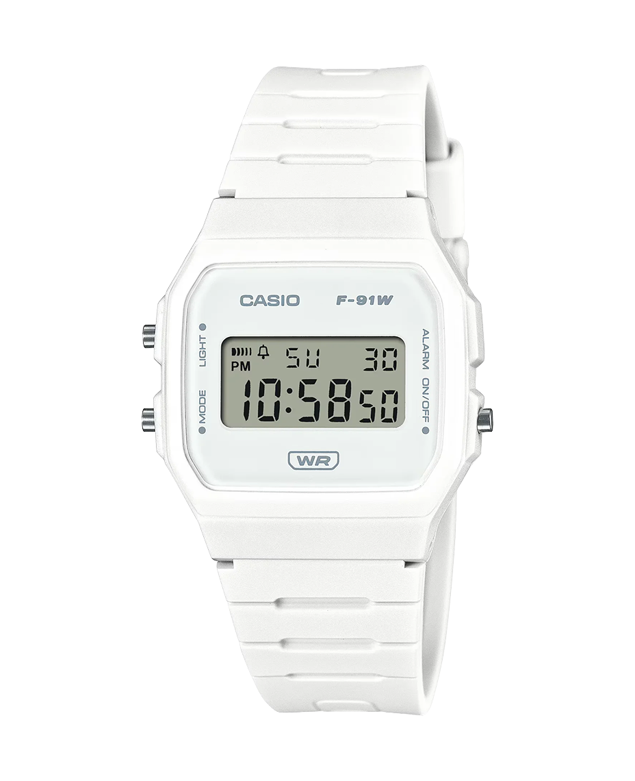 Casio Collection F-91WB-7AEF reloj unisex resina blanco digital