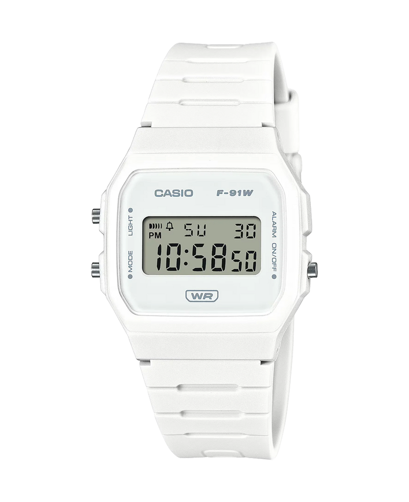 Casio Collection F-91WB-7AEF reloj unisex resina blanco digital