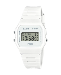 Casio Collection F-91WB-7AEF reloj unisex resina blanco digital