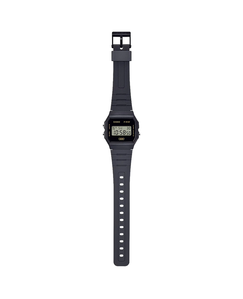 Casio Collection F-91WB-8AEF reloj unisex resina gris digital clásico
