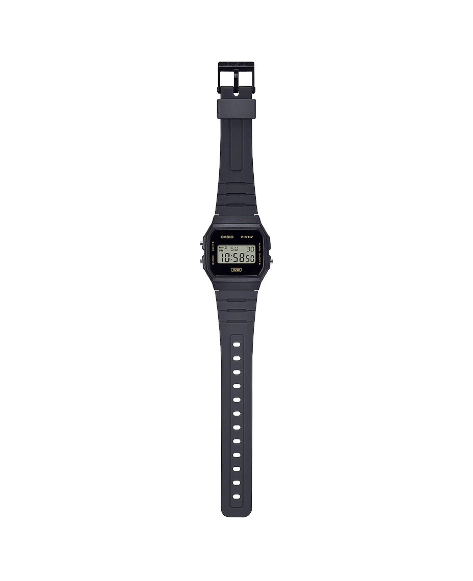 Casio Collection F-91WB-8AEF reloj unisex resina gris digital clásico