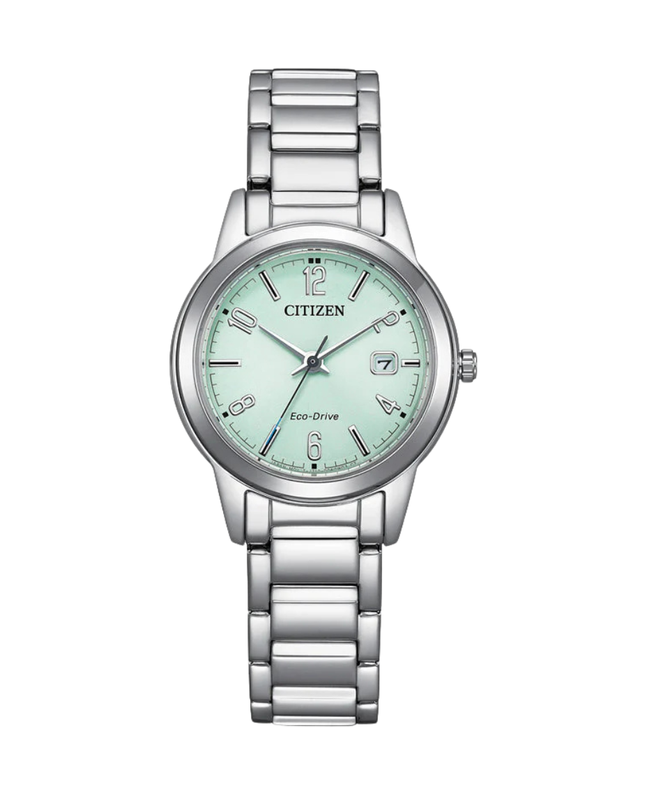 Citizen Eco-Drive FE1241-71X reloj mujer acero esfera verde