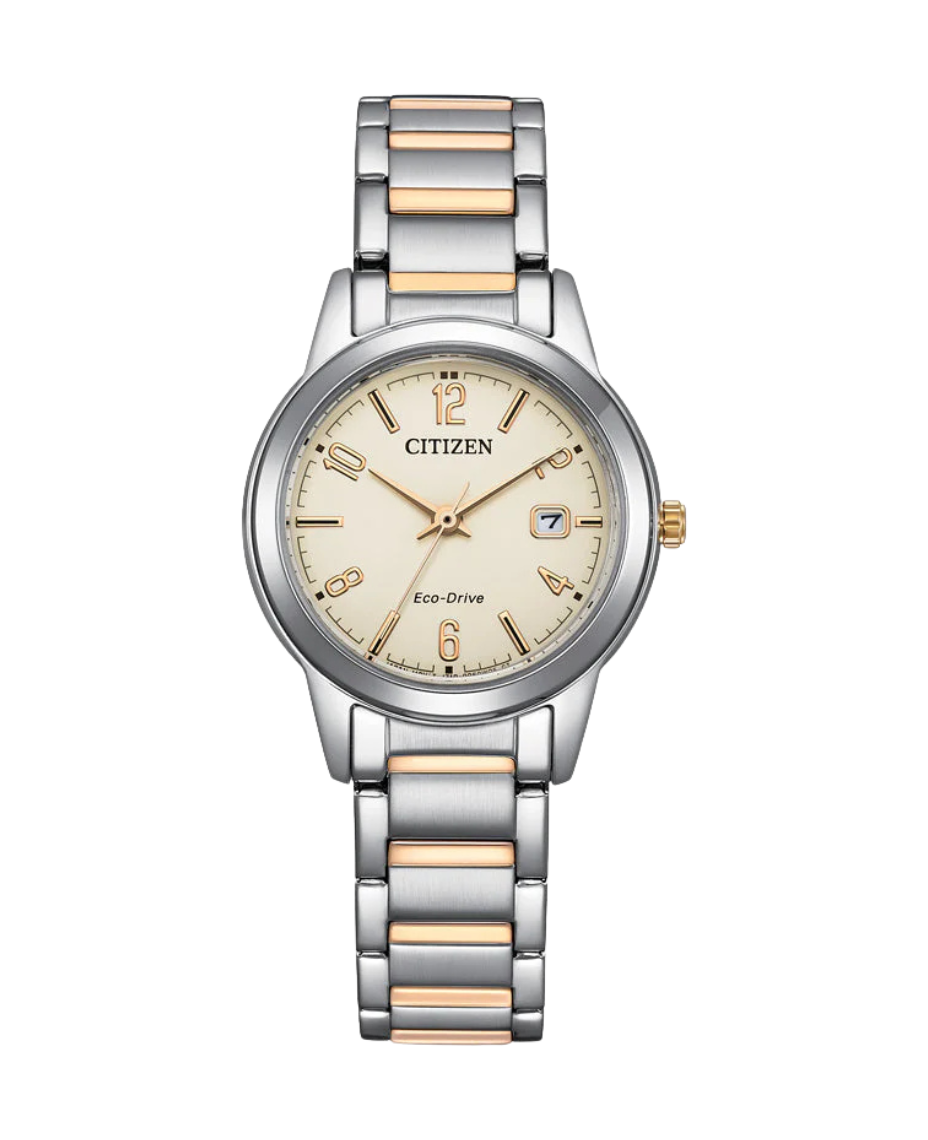 Citizen Eco-Drive FE1244-72A reloj mujer acero esfera beige