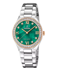 Festina F20658/3 reloj mujer solar acero esfera verde