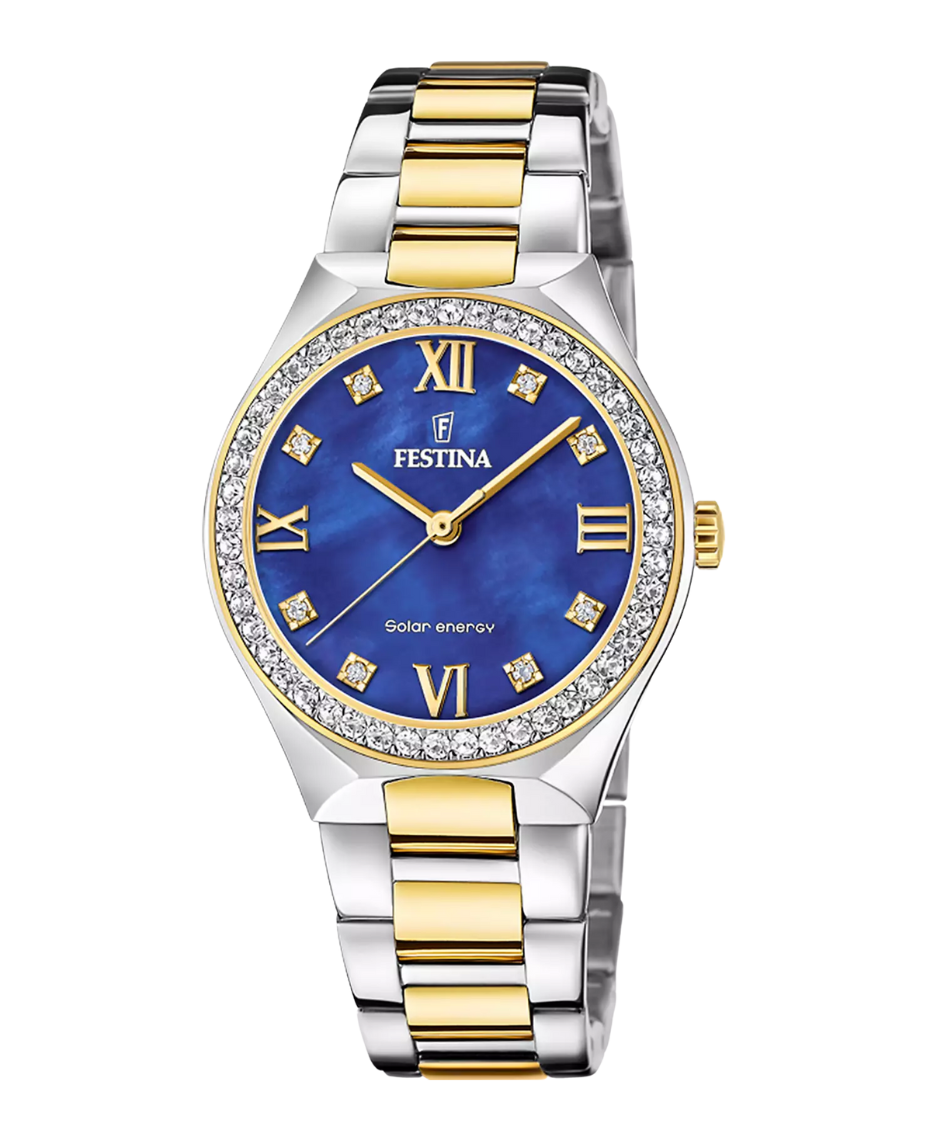 Festina F20659/2 reloj mujer acero esfera azul solar