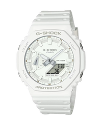 Casio G-Shock GA-2100-7A7ER reloj hombre plástico blanco resistente impactos