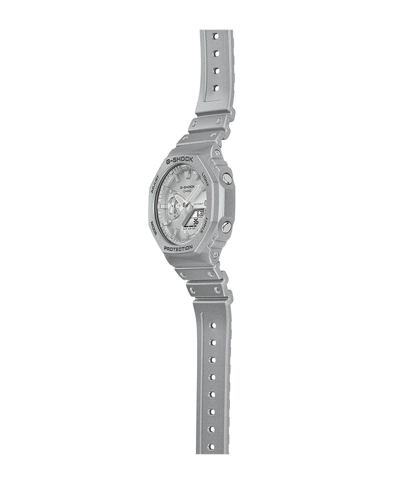 Casio G-Shock GA-2100FF-8AER reloj hombre resina carbono plateado