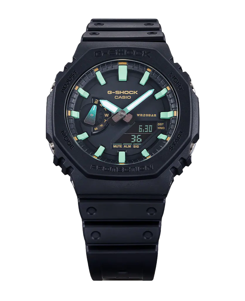 Casio G-Shock GA-2100RC-1AER reloj hombre resina carbono negro