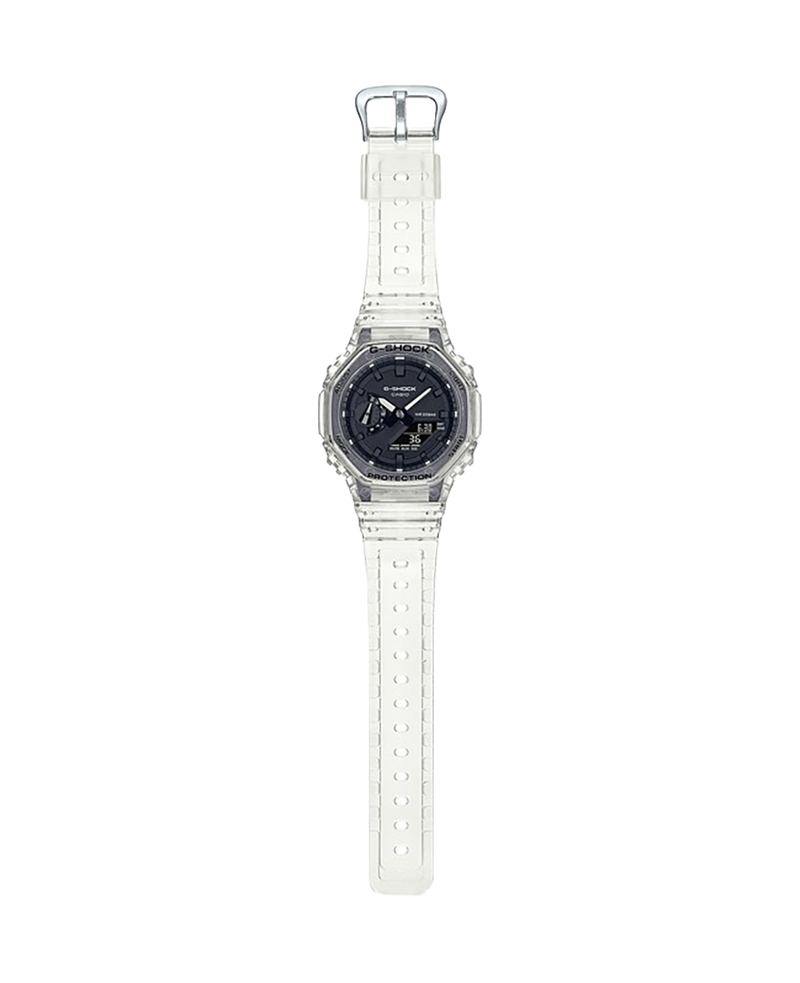 Casio G-Shock GA-2100SKE-7AER reloj hombre resina translúcido
