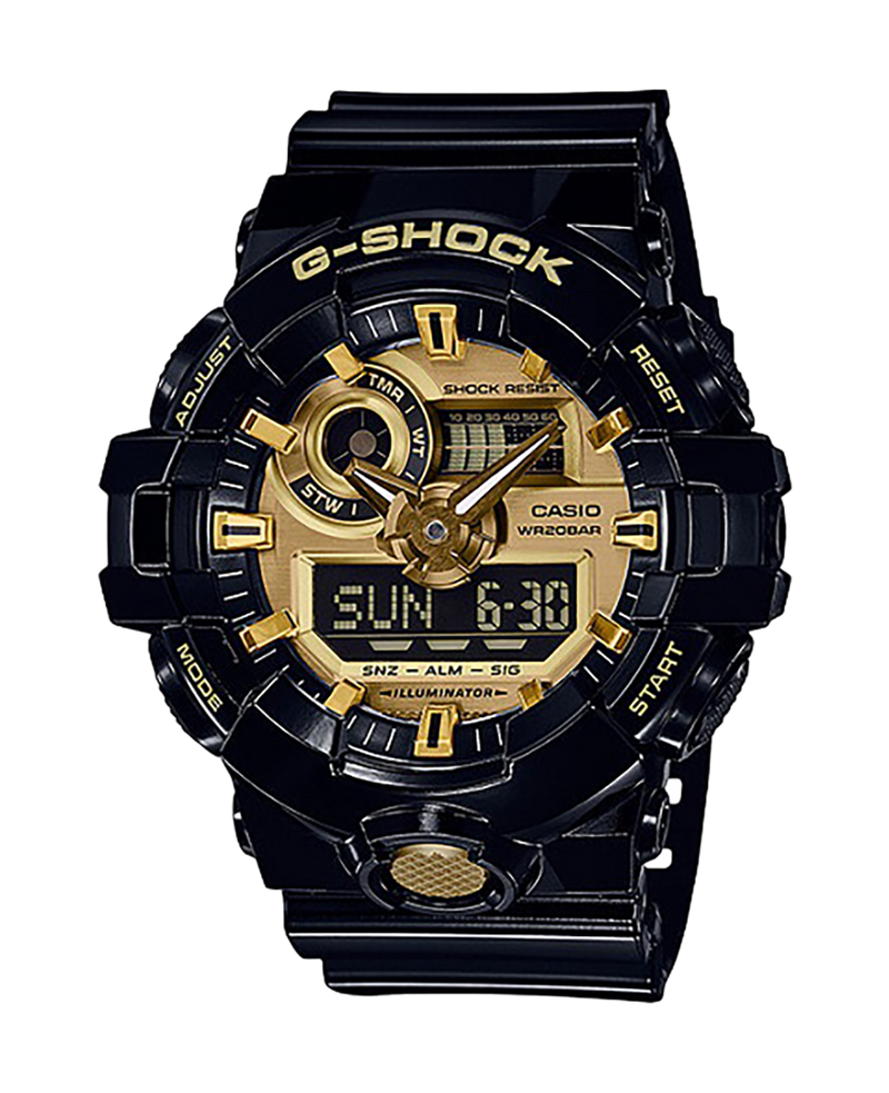 Casio G-Shock GA-710GB-1AER reloj hombre resina negro resistente extremo