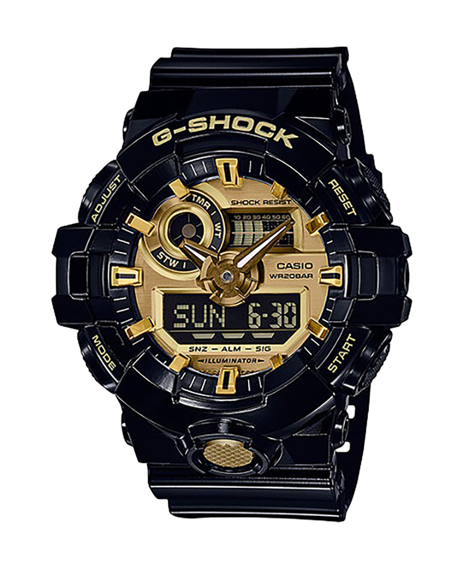 Casio G-Shock GA-710GB-1AER reloj hombre resina negro resistente extremo