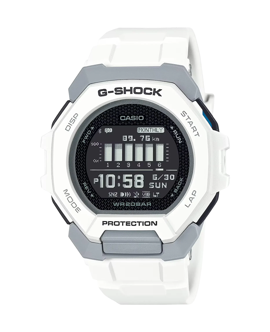 Casio G-Shock GBD-300-7ER reloj hombre plástico blanco resistente deportivo