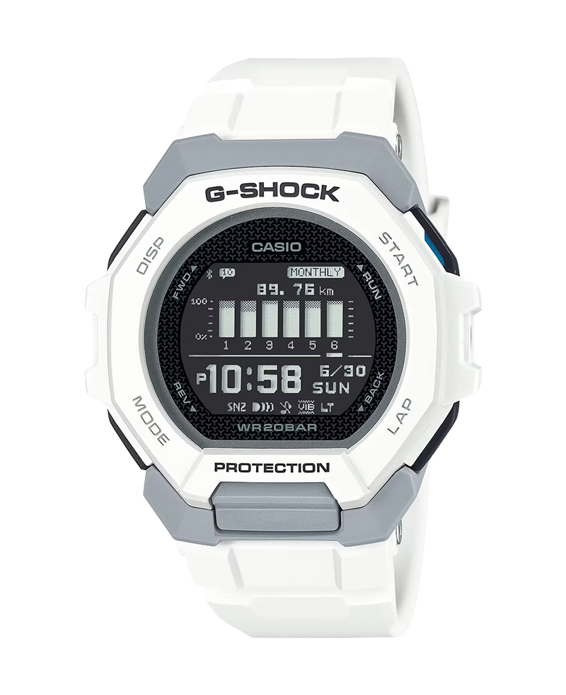 Casio G-Shock GBD-300-7ER reloj hombre plástico blanco resistente deportivo