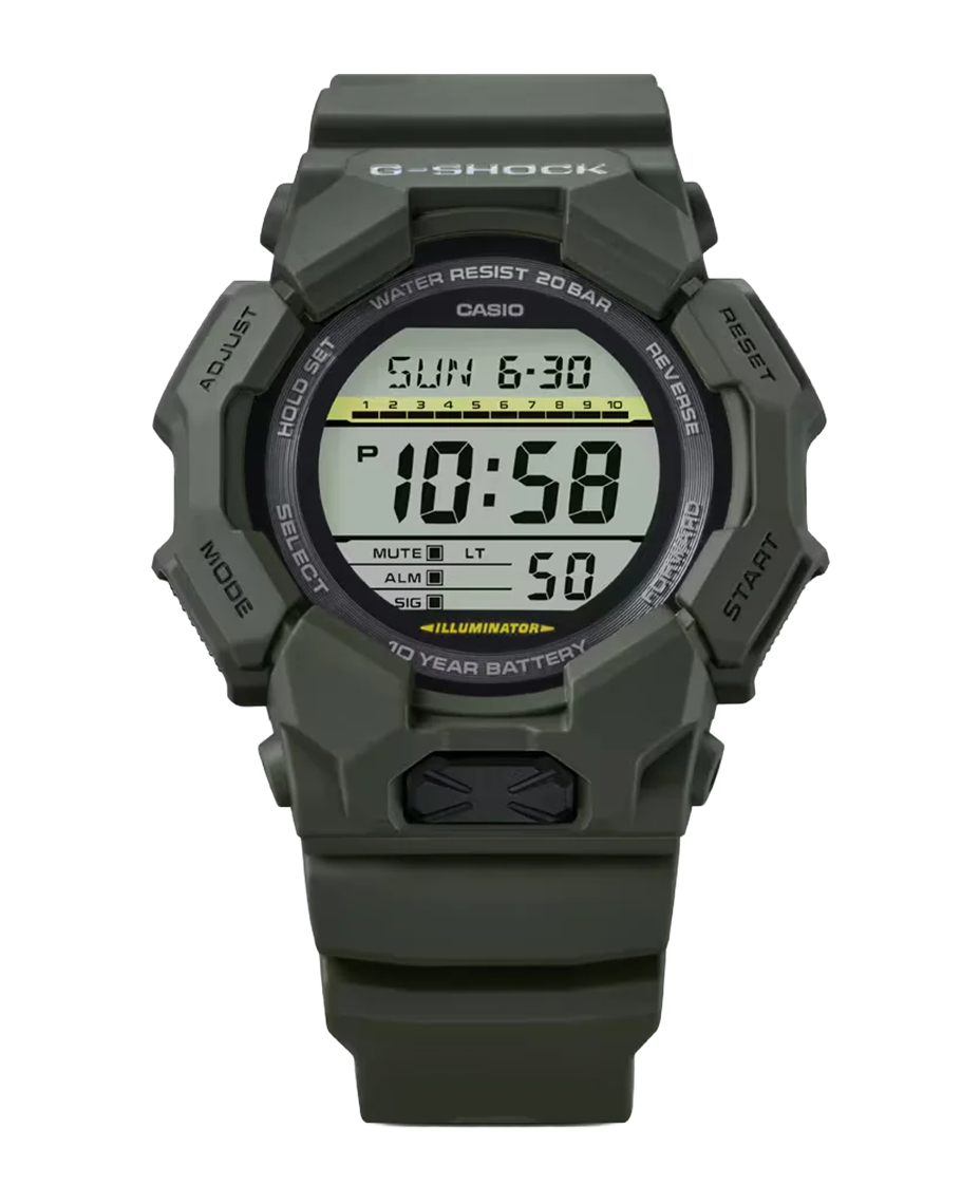 Casio G-Shock GD-010-3ER reloj hombre plástico verde militar resistente