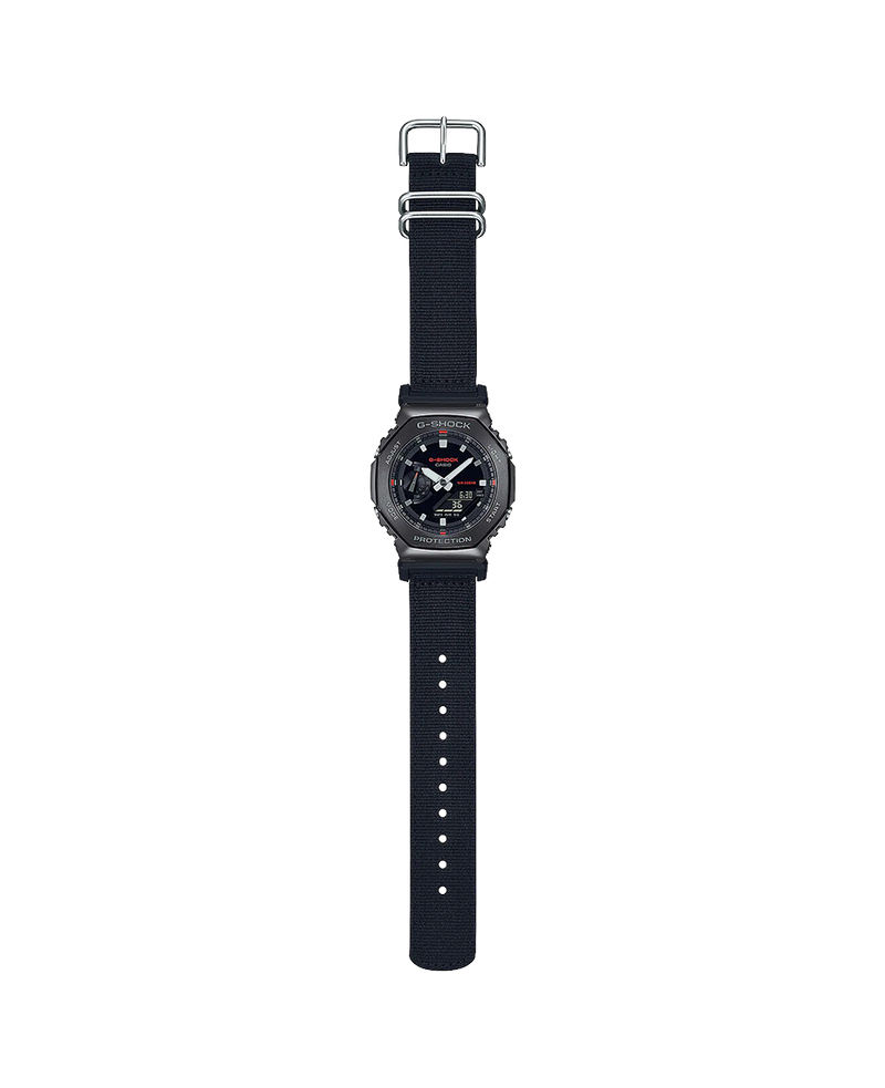 Casio G-Shock GM-2100CB-1AER reloj hombre resistente negro con correa de tela