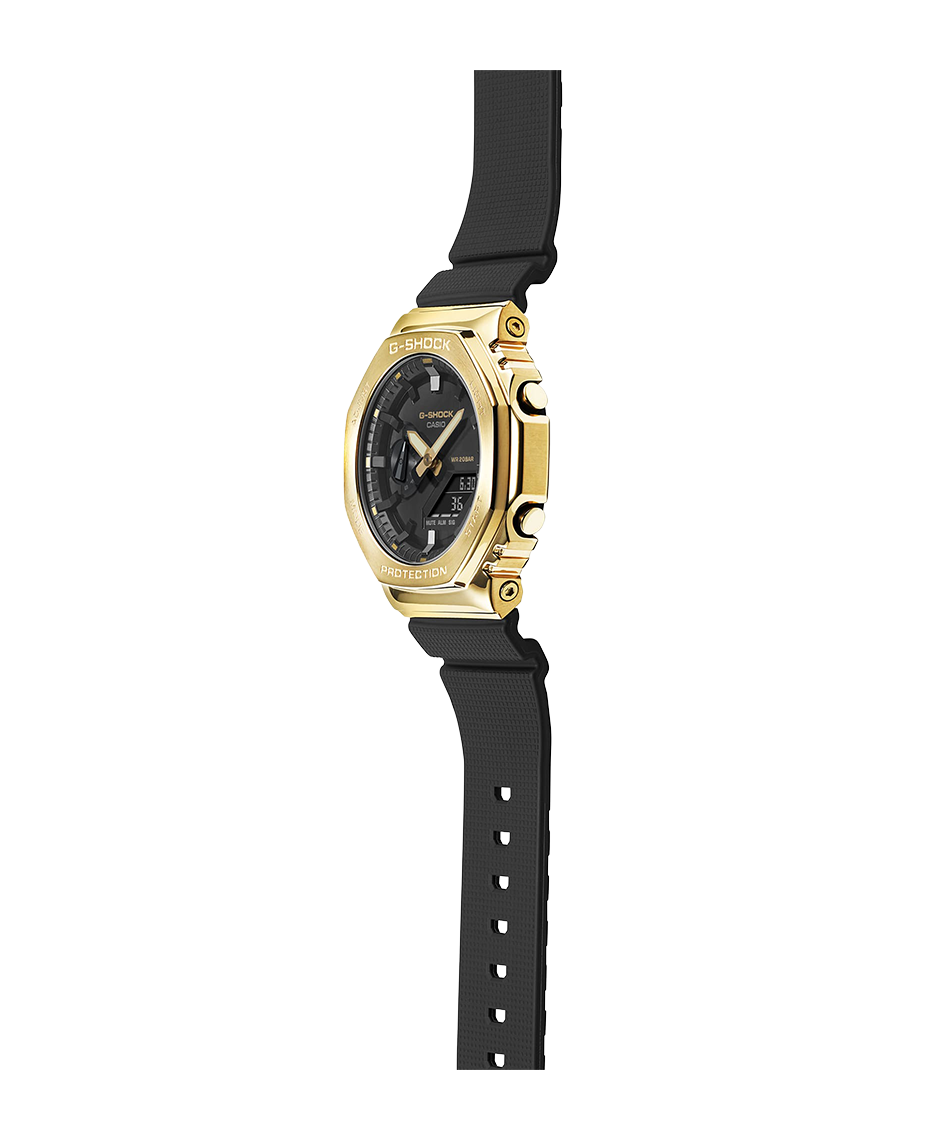 Casio G-Shock GM-2100G-1A9ER reloj hombre resina acero dorado resistente