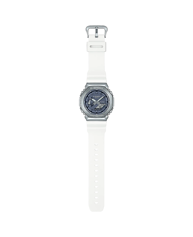 Casio G-Shock GM-2100WS-7AER reloj hombre resina acero plateado resistente
