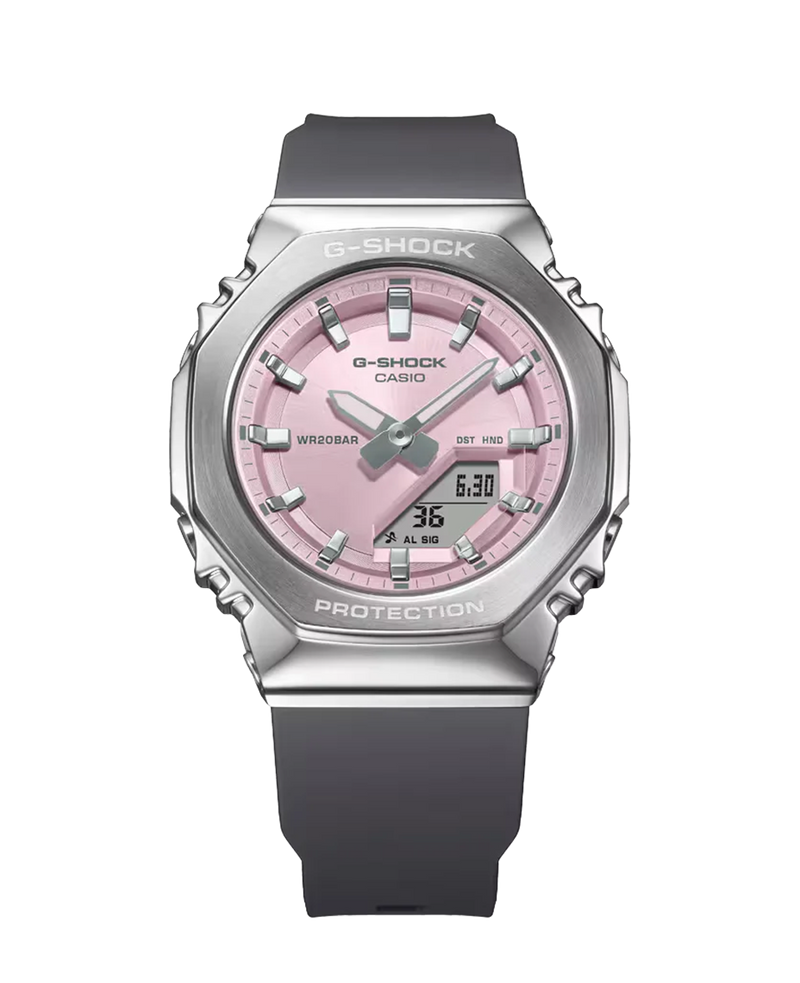 Casio G-Shock GM-S2110-4AER reloj mujer resina acero plateado