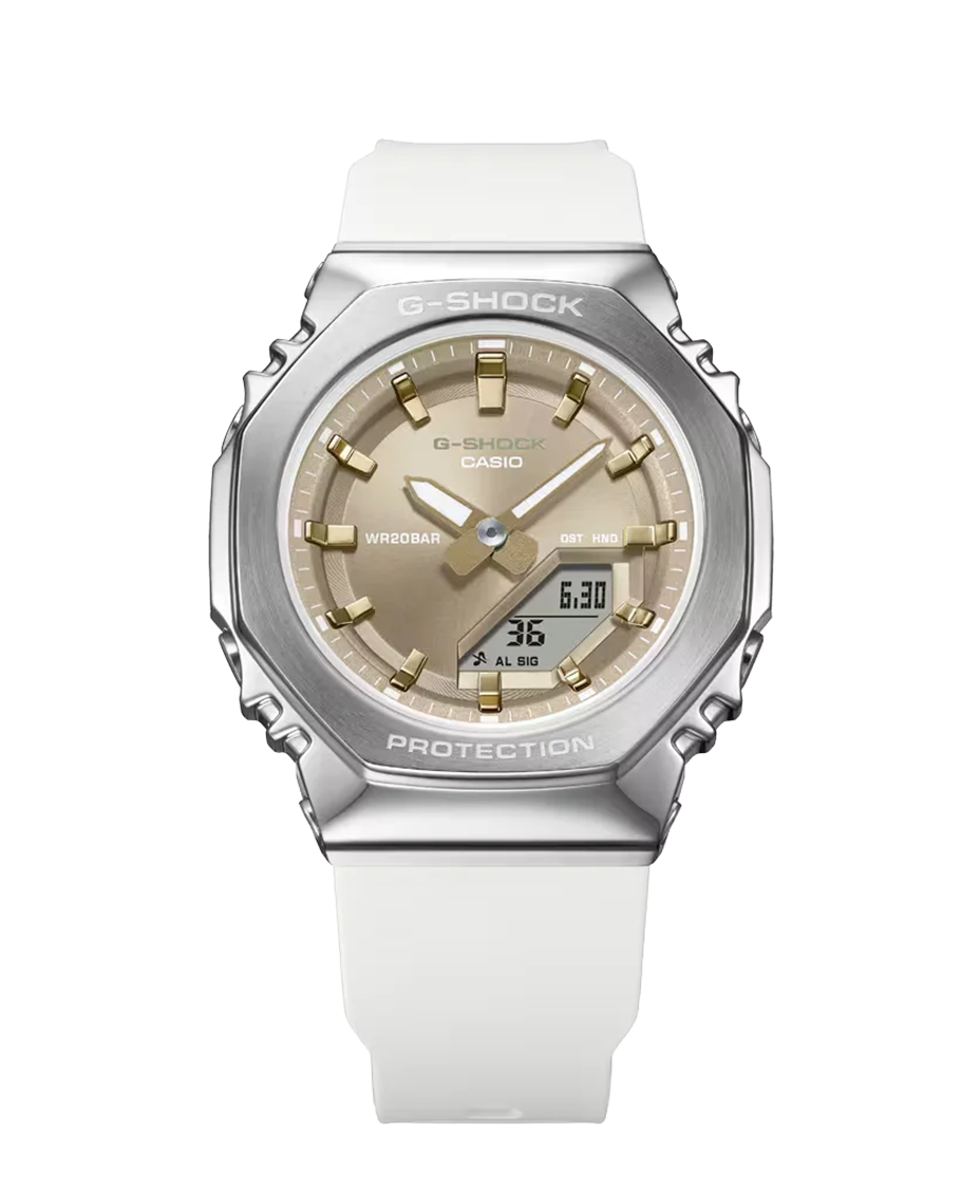 Casio G-Shock GM-S2110-7A9ER reloj mujer resina acero plateado