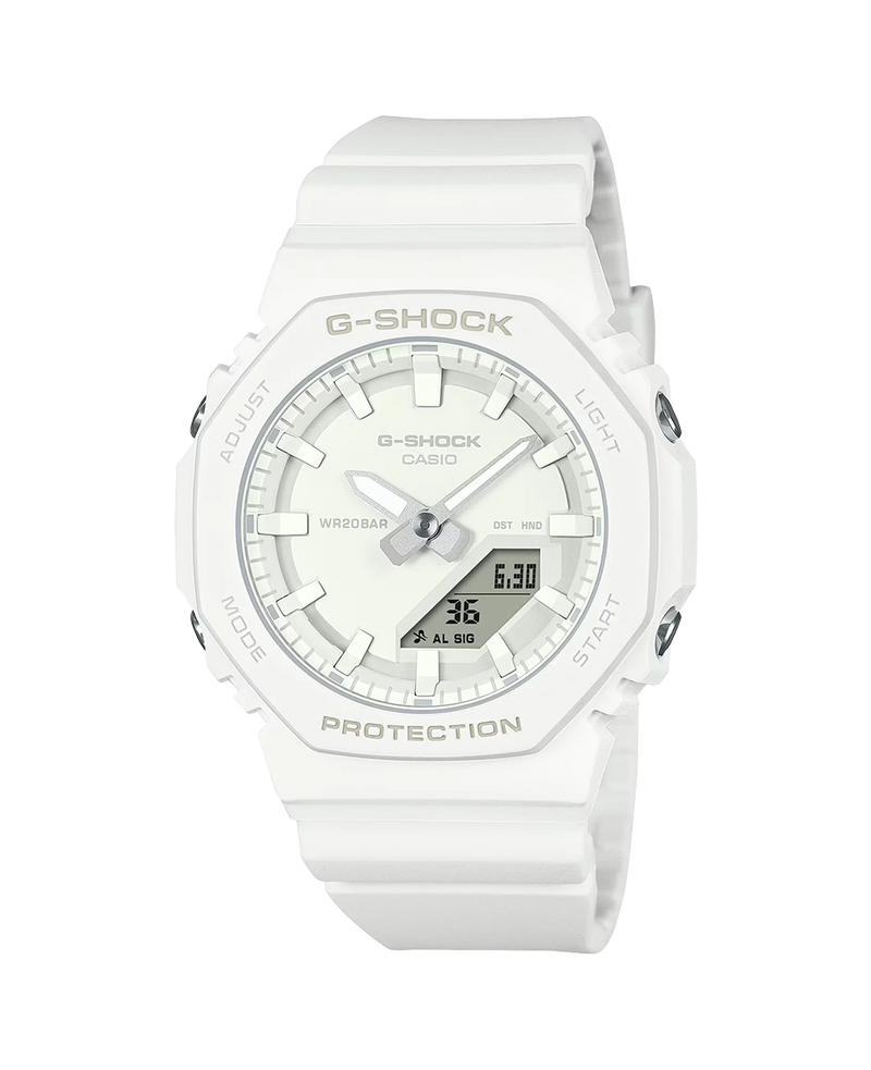 Casio G-Shock GMA-P2100-7AER reloj mujer plástico biológico blanco resistente