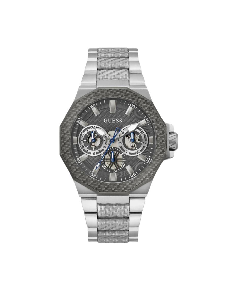 Guess Indy GW0636G2 reloj hombre acero dorado esfera negra multifunción
