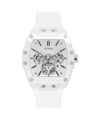 Guess Phoenix GW0203G2 reloj hombre policarbonato blanco silicona